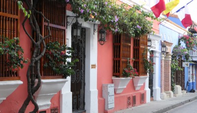 The famous streets of Cartagena.