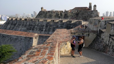 Castillo San Felipe is the Spanish fortress of Cartagena.
