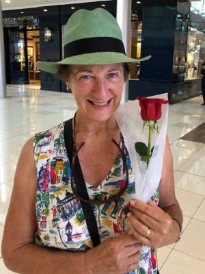Happy Valentines day - paid for the hat and found the rose.