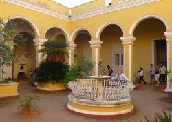 A colonial  courtyard, Trinidad de Cuba