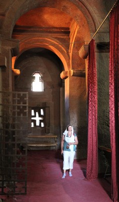 Lalibela churches are carved out of solid rock,below ground level, AMAZING!