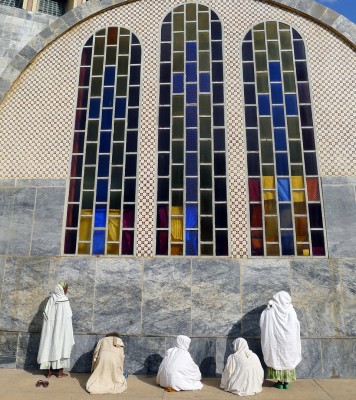 Pilgrims at Mariam Tsion Church, Axum 