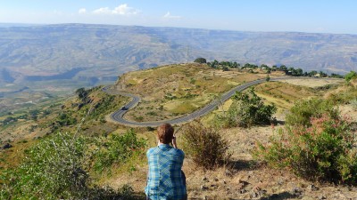View point over the Blue Nile Gorge