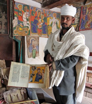 Seeing the ancient illuminated manuscripts at Yeha was a real treat. 