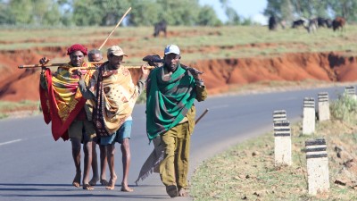 Ethiopians walk everywhere