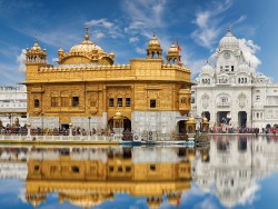 The Golden Temple of Amritsar.