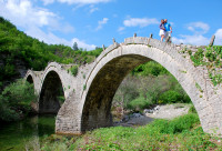 The stone bridges at Kipi,  Zagoria (Greece)