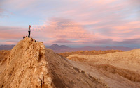 A stunning sunset, near San Pedro de Atacama, Chile