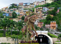 The Monkey Statue of Guayaquil,  Ecuador