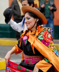 Festival dancer,  Peru