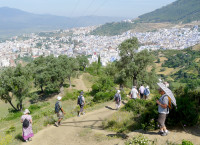 Hiking in the hills behind Chefchaouen,  Morocco