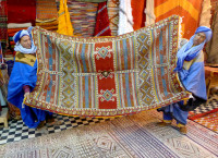 Carpets and weavings,  Morocco