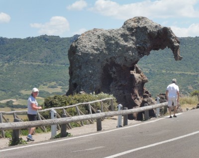 Elephant Rock at Castelmola, Northern Sardinia