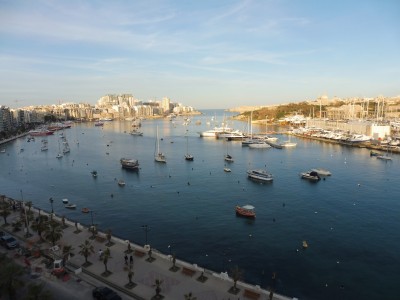 View  of Valletta Harbour from our Hotel, Malta