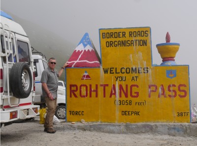 Rohtang (3958m), the first of the 5 major passes we crossed getting to Leh
