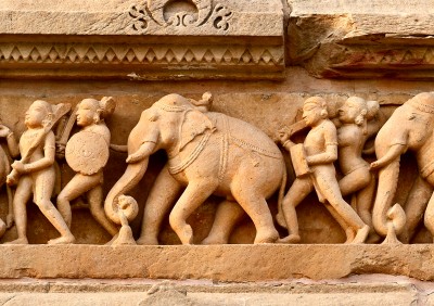 Khajuraho carvings are considered masterpieces of Indian Art