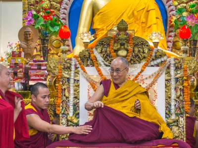 His Holiness the 14th Dalai Lama -  resides in McCleod  Ganj, India