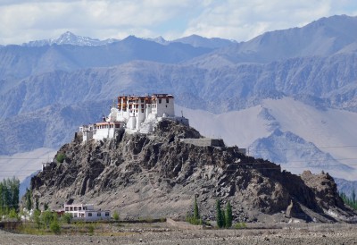 Monasteries are generally built on the high points