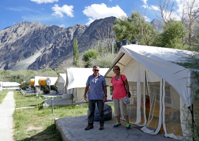 Our tented camp in the Nubra Valley